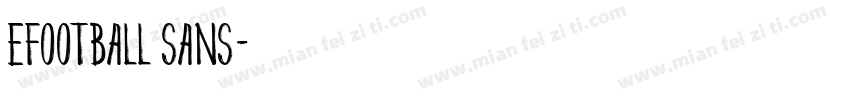 efootball sans字体转换